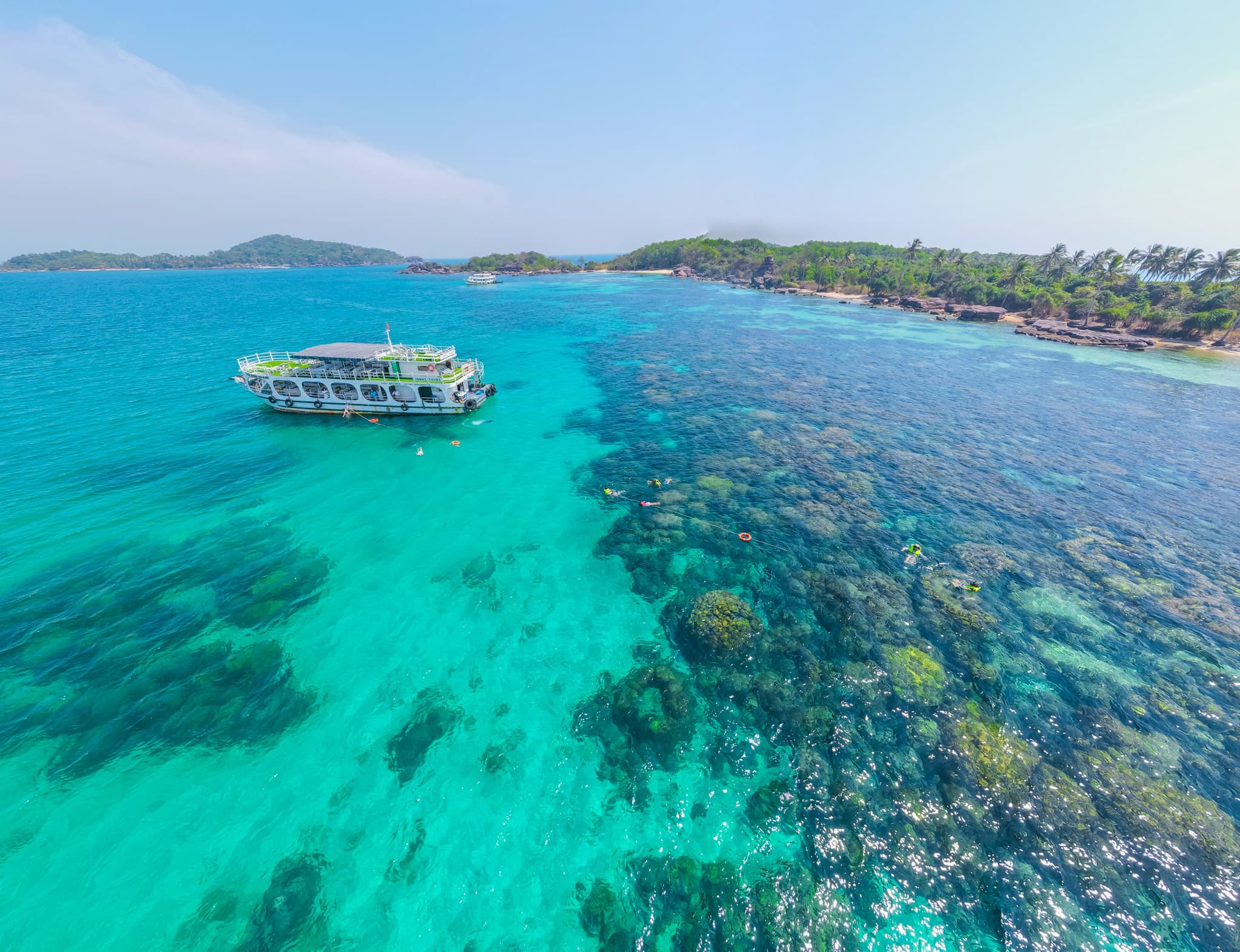 Snorkeling podczas wycieczki po wyspach